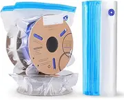 ELEGOO 3D Printing Filament Vacuum Storage, 20 Thickened Bags Sealed, Dust Proof Humidity Resistant for Keeping Dry with Sealing Clips Without Pump 35 x 32 cm