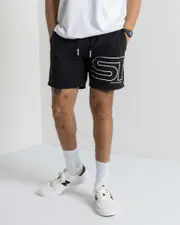 [St. Goliath] St. Goliath Men's Link Volley Shorts in Black Size Large L Black