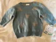 Disney Baby Boys Mickey Mouse & Friends Pullover Sweater Blue Size Newborn