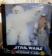 NEW IN BOX 1997 STAR WARS LUKE VS. WAMPA COLLECTOR SERIES SET BY KENNER