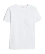 Max Mara Logo Embroidered Pocket Crewneck T-Shirt S,XL,XS,L,M optical white