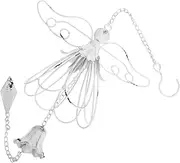 KONTONTY Cast Iron Angels Wind Chime Garden Decor Retro Outdoor Patio Yard Bells
