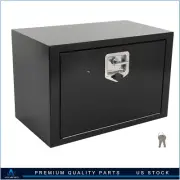 24"x14"x16" Storage Tool Box W/ 2x Chain+1x Lock fits Truck Garage home