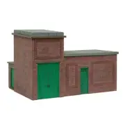 Bachmann 44-0181G Lineside Brick Substation Green OO Gauge