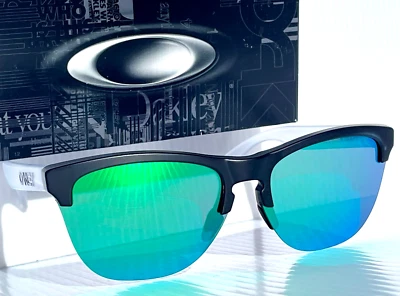 Oakley FROGSKINS LITE Matte Clear POLARIZED Galaxy Jade Lens Sunglass 9374