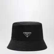 [Prada] Black Re-Nylon fisherman's hat M Black