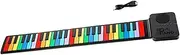 Frediuo 37 Key Roll up Flexible Piano Electric Hand Roll Piano Keyboard,Portable Electric Piano Keyboard for Recording