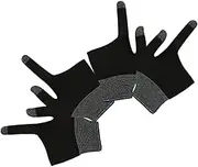 Abaodam 2 Pairs Touch Screen Gaming Gloves Breathable Finger Gloves for Mobile Gamers and Billiards Enthusiasts Comfortable and Compact Design for Enhanced Control