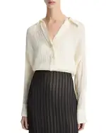 Vince Textured Stripe Top