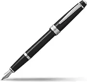 [Cross] AT0746-1FS Bailey Light Fine Nib Fountain Pen, Polished Black Resin, 1 Count (Pack of 1)
