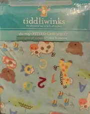 abc 123 Baby Nursery Fitted Crib Sheet