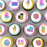 Nineties 90's Pre-cut Mini Edible Icing Cupcake or Cookie Toppers