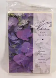 3-Pack Sealed Vintage Gibson Valentines Day Greeting Cards