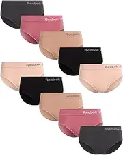 [Reebok] Women's Underwear - Seamless Hipster Briefs (10 Pack)