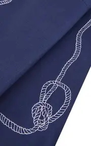 [Los Encajeros] Set of four Bowline Navy/White Placemat