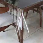 Clear Plastic PVC Table Cloth Protector Covering Outdoors Camping Picnic