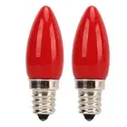 2PCS E12 4LEDS SMD2835 Candelabra Bulb 220V 1.5W Glass Chandelier Light Bul NEW