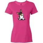 Inktastic Tri Color Corgi Women's T-Shirt - KiniArt Pembroke Welsh Dog Cute Art
