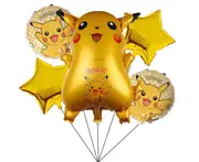 10pcs Pokemon Pikachu Helium Foil Balloon Set Party Supplies Decoration