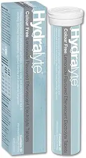 Hydralyte Effervescent Lemonade Flavoured Electrolyte 20 Tablets