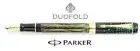 Parker Fountain Pen Duofold Centennial Maki-e "Running Water" 18K Gold Nib