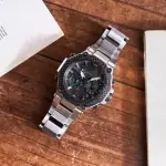 【CASIO 卡西歐】G-SHOCK 電波 藍牙 太陽能電力 碳纖維核心防護 多邊形錶圈 黑X綠(MTG-B2000XD-1A)