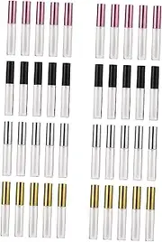 MERRYHAPY 1set Reusable Lip Gloss Tubes with Brush Head Portable Lip Oil Containers Stylish Design for DIY Cosmetics Leak Storage for Travel and Daily Use 40pcs