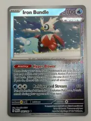 Pokemon TCG Card Paradox Rift 056/182 Reverse Holo Iron Bundle