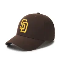 在飛比找momo購物網優惠-【MLB】可調式硬頂棒球帽 聖地牙哥教士隊(3ACP0802