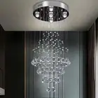Finktonglan 39.4" High Chandeliers Crystal Chandeliers Flush Mount Ceiling Li...