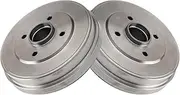 TRQ Rear Brake Drum Pair LH Driver & RH Passenger Sides for Nissan Versa Versa Note