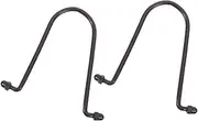 2pcs Metal Rain Chain Hooks Rain Chain Gutter Adapter Hooks Easy Install Downspout Adapter for Garden Hangers