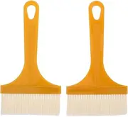 LABRIMP Essential Kitchen Tool Bbq Grill Brush Set Bbq Cleaning Brush Grill Brush and Scraper Basting Brush for Cooking