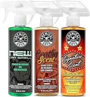 Chemical Guys AIR_301 Best Air Freshener Kit - New Car Scent, Leather Scent & Signature Stripper Scent, (Great for Cars, Trucks, SUVs, RVs & More) (3) 16 fl oz Bottles