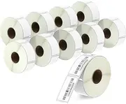 BETCKEY - Compatible Dymo 11355 (19mm x 51mm) Multipurpose Labels - Compatible with DYMO Labelwriter 450, 4XL, NOT Fit 550, 550 Tube & 5XL [10 Rolls/5000 Labels]