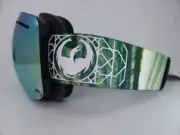 Dragon X1s Snow Goggles Dense - Smoke Gold Ion + Yellow/Red Ion Lens w/ Hardcase