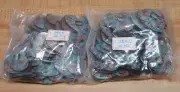 Lot of 200 Heart Shaped Metal Western Concho Slide Belt Buckles Vintage Crafts