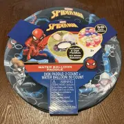 Marvel Spider-Man Water Balloon Disk Paddle Set With Balloons Summer Toys Kids