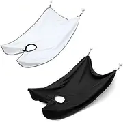 2pcs Shaving Cloth Hair Catching for Sink Beard Bib Hair Catcher Apron for Shaving and Trimming Stocking Stuffers Shaving