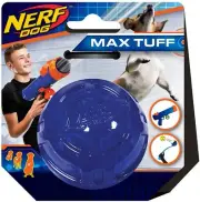 Nerf Dog Ultra Tough Rubber Ball Dog Toy Lightweight Water Resistant - Blue