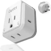 Ceptics UK, Hong Kong, Travel Plug Adapter Ireland, England, UAE - Type G