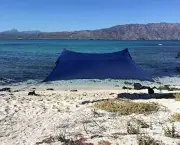 Neso Tents Beach Tent with Sand Anchor, Portable Canopy Sunshade - 7' x 7' -