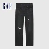 在飛比找蝦皮商城優惠-Gap 男裝 直筒牛仔褲-黑色(884813)