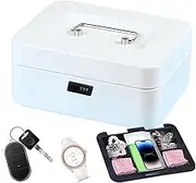 Travel Safe Box | Portable Lock Box | Reusable Safe Travel Money Cash Key Lock Box with Code for, Banknotes, Keys, Jewelry