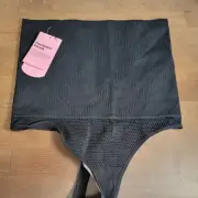 NWT Passionate Pursuit Black High Rise Camel Toe Shapewear XL