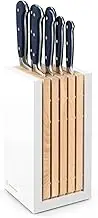 WÜSTHOF Classic Colour 8-Piece Knife Block Set – Wild Blueberry – German Forged Knives with Stylish Ash Wood Block