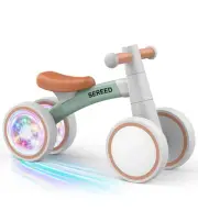 Colorful Lighting Baby Balance Bike, Toys for 1 Year Old Boys Girls, 12-24 Mo...