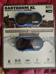 Brand New 2-Pack ALTEC Lansing BabyBoom XL Rugged Water Proof Bluetooth Speakers