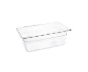 Vogue Clear Polycarbonate 1/4 Gastronorm Tray 100mm