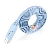 Essential 12 Ft. USB to RJ45 Serial Console Cable Blue for Cisco Routers/Ap Rout